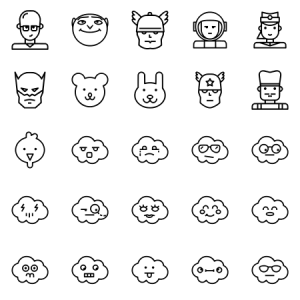 Characters Outlined 