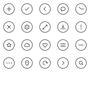 Circuled Icons 