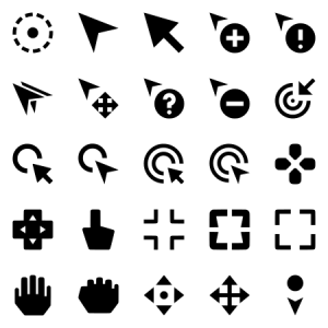 Selection Cursors Solid Style 