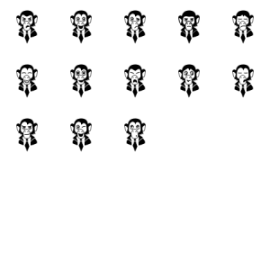 Glyph Monkey Businessman 