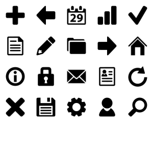 Vector Icons For Mobile Apps 
