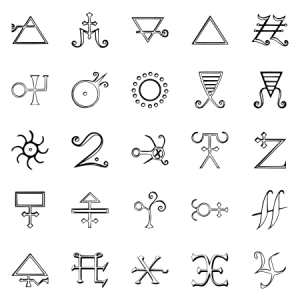 Alchemy Elements Symbols 