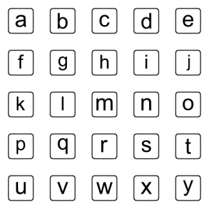 Modern Latin Alphabet Lowercase And Uppercase Lett 