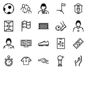 Soccer Icon Set 