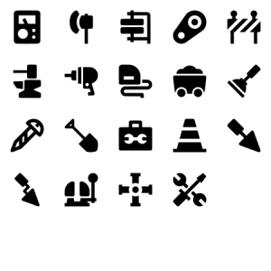 Tools Solid Style 