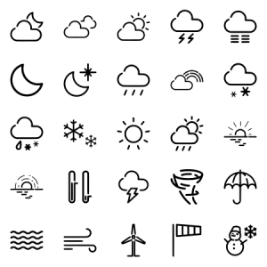 Weather Icon Set 