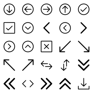 Navigation Set Arrows Part One 