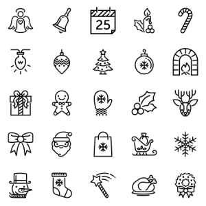 Christmas Linear Icon 