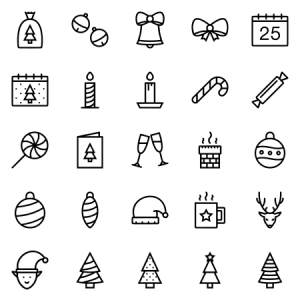 Christmas Outline 