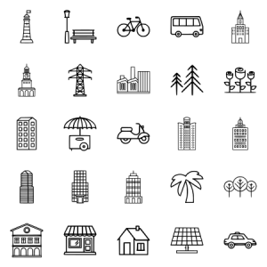 City Elements And Buildings 