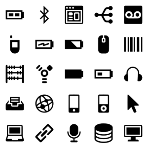 Computer And Gadgets Icon Set 
