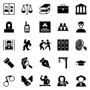 Law Order Glyph 