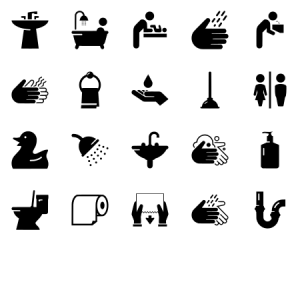 Bathroom Icons 