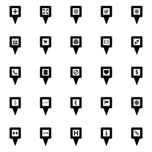 Map Pin Icons 