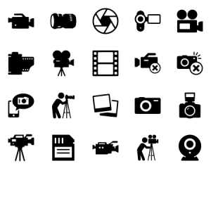 Camera And Photography Icons 