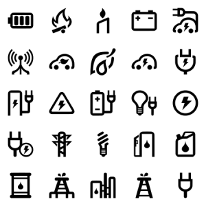 Energy Svg Icons 