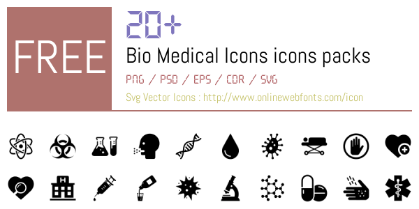 +20 Bio Medical Icons Icons Packs Free Downloads - OnlineWebFonts.COM
