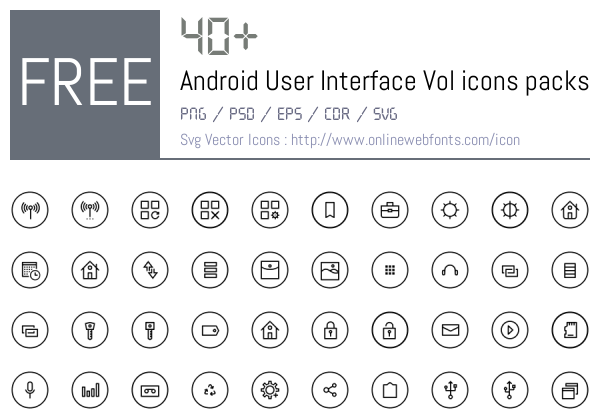 Textutils Icon +40 Android User Interface Vol Icons Packs Free Downloads ...