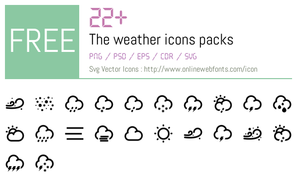 Weather Csv Icon +22 The weather Icons Packs Free Downloads - OnlineWebFonts.COM