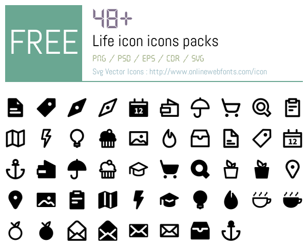 +48 Life icon Icons Packs Free Downloads - OnlineWebFonts.COM