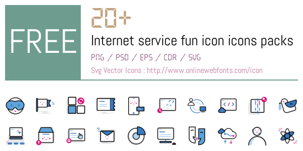 +20 Internet service fun icon Icons Packs Free Downloads ...