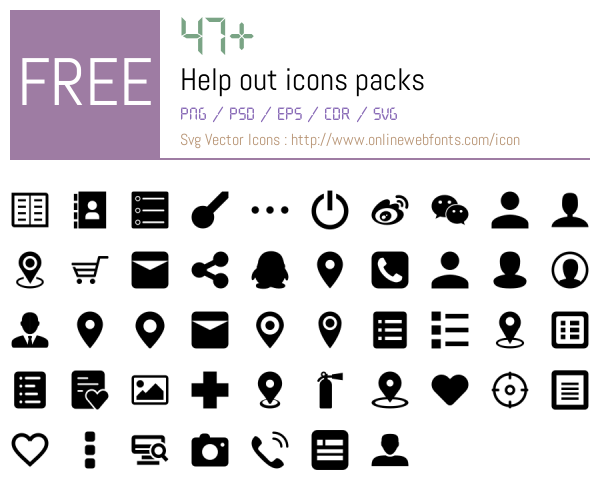 +47 Help out Icons Packs Free Downloads - OnlineWebFonts.COM