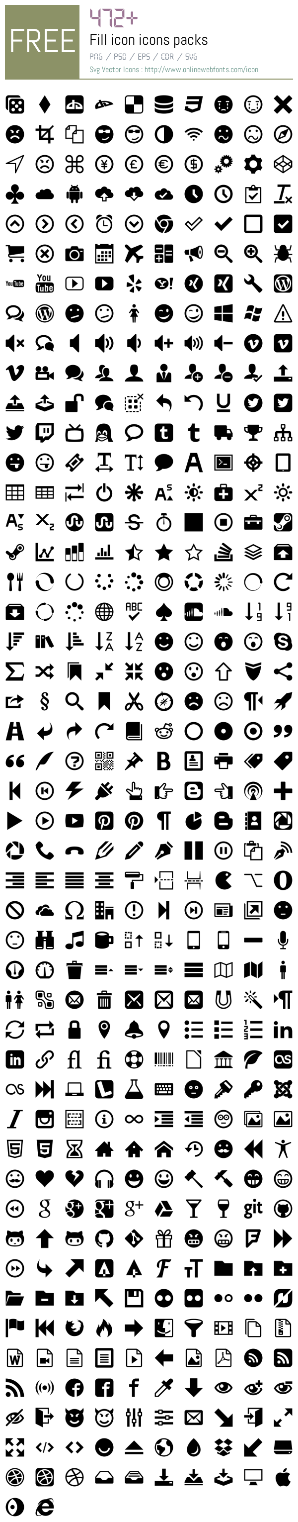 +472 Fill icon Icons Packs Free Downloads - OnlineWebFonts.COM