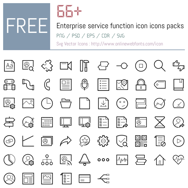 +66 Enterprise service function icon Icons Packs Free Downloads ...