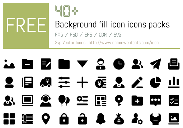 +40 Background fill icon Icons Packs Free Downloads - OnlineWebFonts.COM