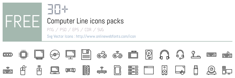 +30 Computer Line Svg Animations Packs Free Downloads - OnlineWebFonts.COM