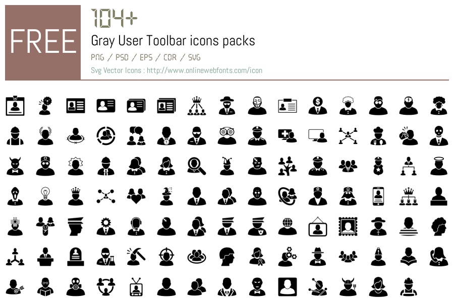 +104 Gray User Toolbar Svg Animations Packs Free Downloads ...