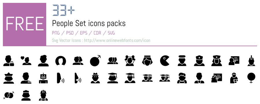 Ppl Icon +33 People Set Svg Animations Packs Free Downloads - OnlineWebFonts.COM