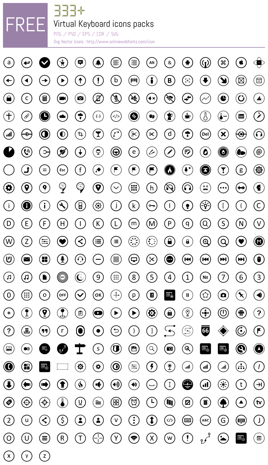 +333 Virtual Keyboard Svg Animations Packs Free Downloads ...