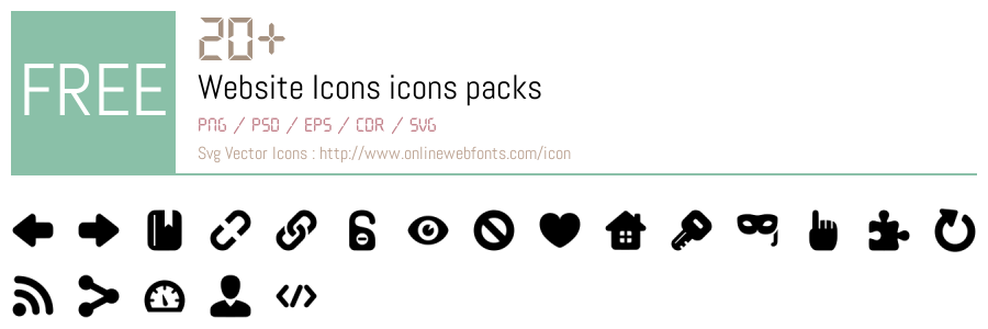 +20 Website Icons Svg Animations Packs Free Downloads - OnlineWebFonts.COM