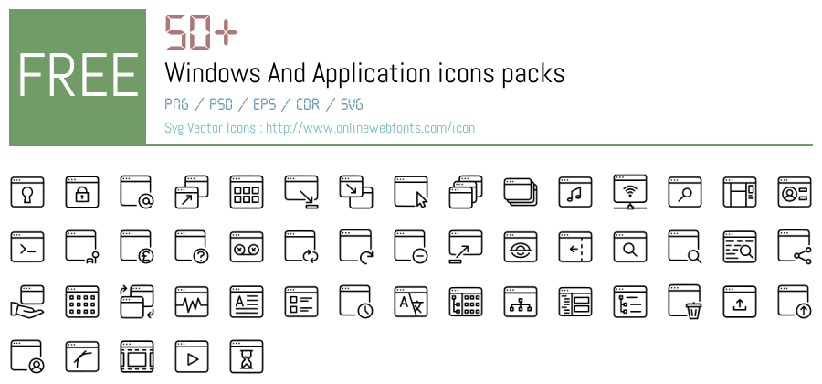 +50 Windows And Application Svg Animations Packs Free Downloads ...