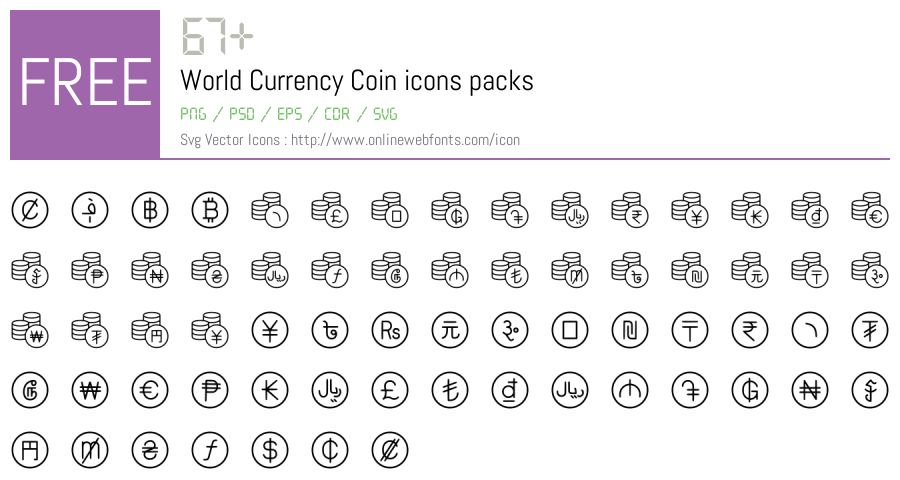 +67 World Currency Coin Svg Animations Packs Free Downloads ...