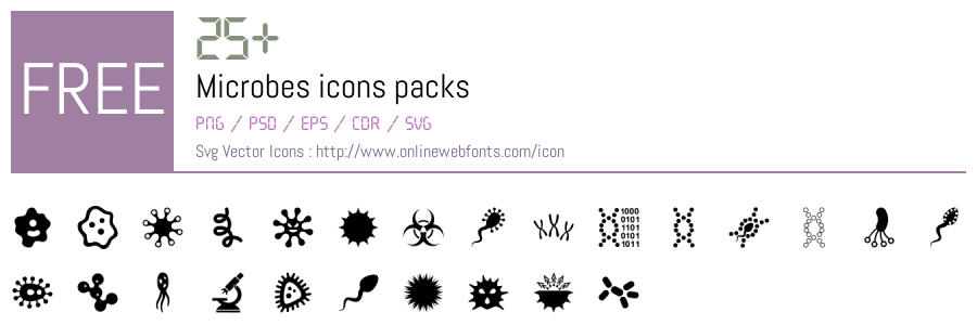 Microbe Biofactory Svg +25 Microbes Svg Animations Packs Free Downloads - OnlineWebFonts.COM