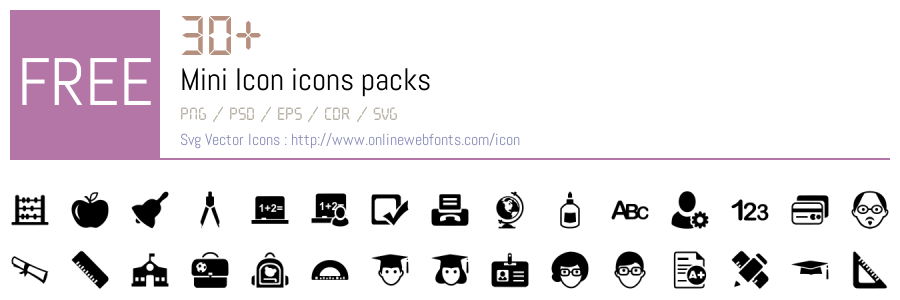 +30 Mini Icon Svg Animations Packs Free Downloads - OnlineWebFonts.COM