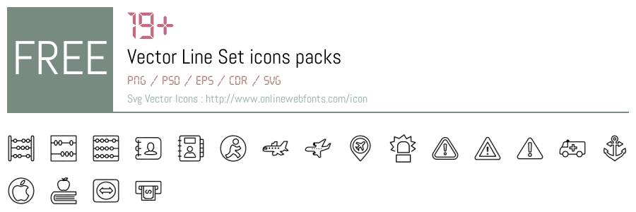 +19 Vector Line Set Svg Animations Packs Free Downloads ...