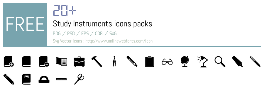 +20 Study Instruments Svg Animations Packs Free Downloads ...