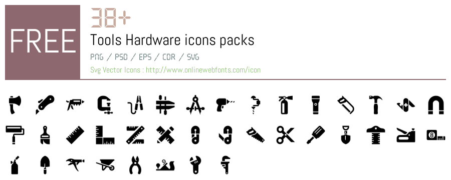 +38 Tools Hardware Svg Animations Packs Free Downloads - OnlineWebFonts.COM