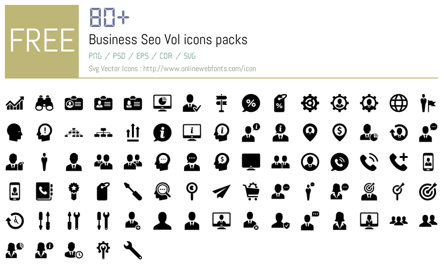 +80 Business Seo Vol Svg Animations Packs Free Downloads ...