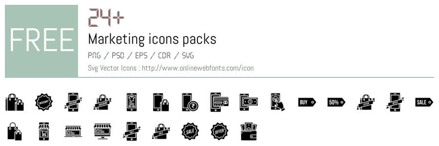 +24 Marketing Svg Animations Packs Free Downloads - OnlineWebFonts.COM