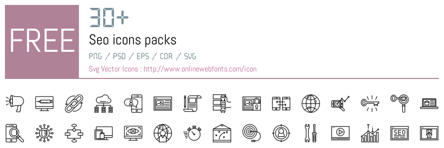 +30 Seo Svg Animations Packs Free Downloads - OnlineWebFonts.COM