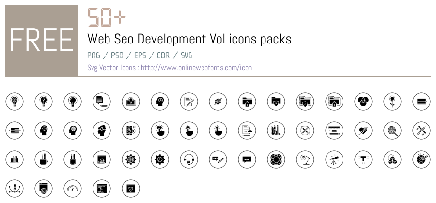 +50 Web Seo Development Vol Svg Animations Packs Free Downloads ...