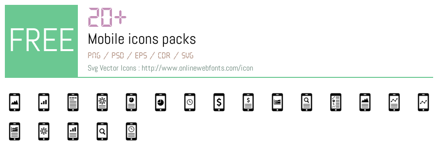 +20 Mobile Svg Animations Packs Free Downloads - OnlineWebFonts.COM