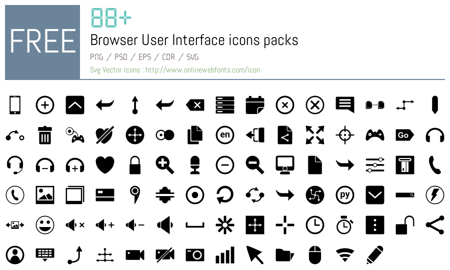 +88 Browser User Interface Svg Animations Packs Free Downloads ...