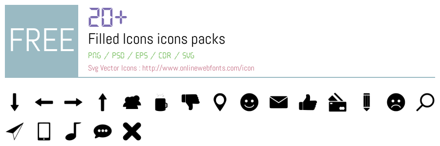 +20 Filled Icons Svg Animations Packs Free Downloads - OnlineWebFonts.COM