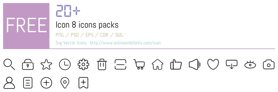 +20 Icon 8 Svg Animations Packs Free Downloads - OnlineWebFonts.COM