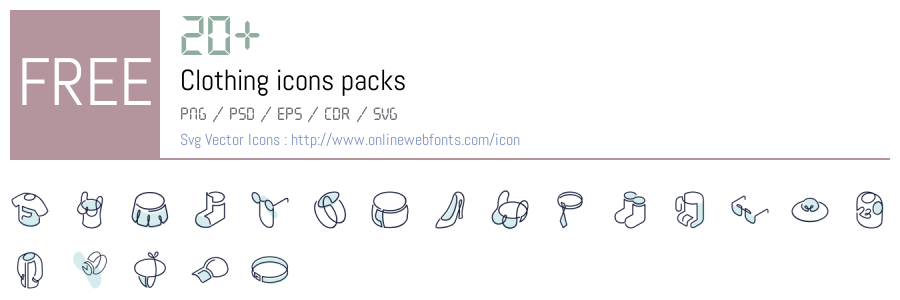 +20 Clothing Svg Animations Packs Free Downloads - OnlineWebFonts.COM